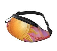 Fanny Packs Retro Boho Sun Waist Pack for Women Men Sling Bag with Adjustable Strap Everywhere Belt Bags