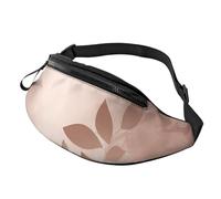 Fanny Packs Rose Gold Wallpaper Waist Pack for Women Men Sling Bag with Adjustable Strap Everywhere Belt Bags, Rose Gold Wallpaper, One Size