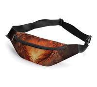 Fanny Packs Show A Heart on Fire Printed Crossbody Bags Everywhere Belt Bag Crossbody Belt Bags Small Sling Bag, style, 36*15cm, Fanny Packs