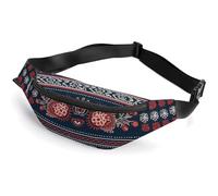Fanny Packs Six-Leaf Red Line Layered Printed Crossbody Bags Everywhere Belt Bag Crossbody Belt Bags Small Sling Bag, style, 36*15cm, Fanny Packs