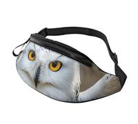 Fanny Packs Snow Owl Waist Pack for Women Men Sling Bag with Adjustable Strap Everywhere Belt Bags
