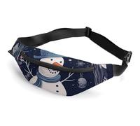 Fanny Packs Snowman And Winter Printed Crossbody Bags Everywhere Belt Bag Crossbody Belt Bags Small Sling Bag, style, 36*15cm, Fanny Packs