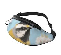Fanny Packs Spring Birds Blooming Flowers Waist Pack for Women Men Sling Bag with Adjustable Strap Everywhere Belt Bags