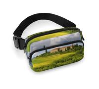 Fanny Packs Tuscany Spring Printed Crossbody Bags for Women with Adjustable Strap for Daily Living, style, 20x13cm, Fanny Packs