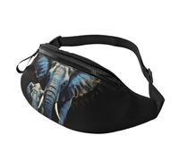 Fanny Packs Two elephants Waist Pack for Women Men Sling Bag with Adjustable Strap Everywhere Belt Bags