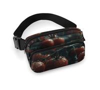 Fanny Packs Water The Tomatoes Printed Crossbody Bags for Women with Adjustable Strap for Daily Living, style, 20x13cm, Fanny Packs