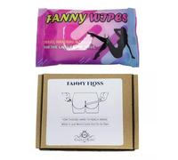 Fanny Wipes and Floss Ladies Gift for Her Girlfriend Secret Santa Rude Xmas Womens Fun Joke Prank Idea Christmas April Fools Unusal Adult Stocking Filler Boss Novelty Wife Friend Birthday