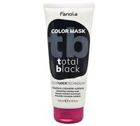 Fanola Color Mask Colored Hair Mask pigmented hair coloring mask 200ml, Total Black