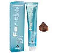 Fanola dye 7.03 100 mL warm blond - professional dye permanent coloring cream hair hair - Color uniform and bright -