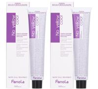 Fanola No Yellow Color 10 ICE Blonde Platinum ICE Colouring Cream 2 x 100 ml