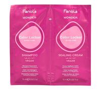 Fanola Wonder Color Locker Shampoo + Sealing Cream Care for color-treated hair 30 ml (2 x 15 ml)