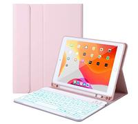 Fanousy 10.2 iPad 9th Gen 2021 iPad Keyboard case,for iPad 8th/7th Generation iPad Pro 10.5(Air 3) 7 Colors Backlight, Magnetically Detachable Wireless Keyboard, Tablet Case for iPad 2021/2020/2019