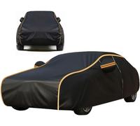 Fanpaidepuzi Full Car Cover for Mercedes Benz Marco Polo Activity (2017-2021), Car Covers for Outside Storage Outdoor Breathable Full Cover Protect Against Sun Dust Scuffs,Black + Yellow
