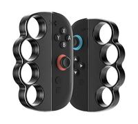 FANPL Fitness Boxing Hand Grips for Nintendo Switch 2 JoyCon, Fit Boxing Clasp Accessories Handle for Adults and Children, Enhance Your Gaming Experience, 2 Pack (Black & Black)