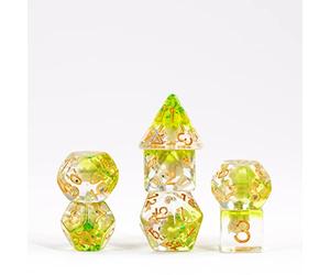FanRoll 16mm Resin Poly DND Dice Set: Elephant Dice, Role Playing Game Dice for Dungeons and Dragons