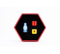 FanRoll Compatible with Catan Premium Robber & Metal Dice Set, Opalite