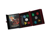 FanRoll D&D 50th Anniversary Dice Double Set, Then and Now Commemorative Set with Modern and Retro DND Dice Sets