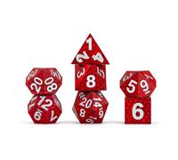 FanRoll Dragon StormTM Silicone Dice Set: Red Dragon Scales