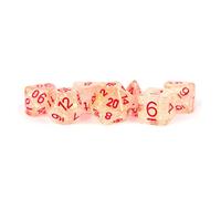 Fanroll - Resin Polyhedral Dice Set: Flash Red (16mm)