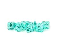 Fanroll - Resin Polyhedral Dice Set: Flash Teal (16mm)
