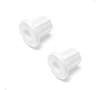 FANRTE 1/2" Wall Hole Cable Feed Through Bushing Cable Grommet for Various Cables(Coax Coaxial Cable/Network Cable/CCTV Cable) with a Diameter Less Than 8 mm without connectors,2 Pack - White