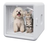 FansaFurn 65L Automatic Dog Dryer Box with Smart Timer, Pet Dryer Box with 360° Warm braw and Ultra Quiet, Smart Temperature Control, Cat Dryer for Cat and Small Dogs