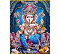FanSee DIY 5D Diamond Painting Kit, Ganesh The Elephant God, 40x50cm/16x20inch, Modern, Unisex Adult, Non-Foldable