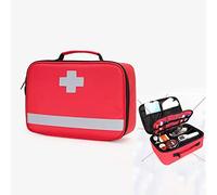 FANSENG Nurse Bag, Waterproof First Aid Kit with Labelled Compartments,Portable First Aid Kit,for Nursing Students,Physical Therapists, Doctors(ONLY Bag)(A)