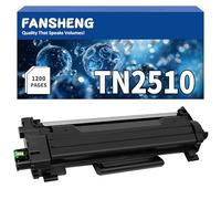 FANSHENG TN-2510 TN2510 Toner Cartridge Compatible with Brother TN2510 for HL-L2400DW L2400DWE L2445DW, DCP-L2627DWXL L2620DW, MFC-L2860DWE L2800DW L2835DW L2827DWXL Printer 1200 Pages (1 Black)