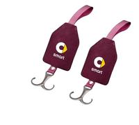 FANSHIDAN 2PCS Car Hooks for Smart Electric Drive 2019 2020 2021 2022, Car Seat Headrest Hook, Headrest Mounted Storage Hooks for Back Seat, Rear Seat Organizer Hanger, Auto Hooks,Purple
