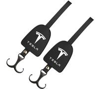 FANSHIDAN 2PCS Car Hooks for Tesla Model 3 2017 2018 2019 2020 2021 2022, Car Seat Headrest Hook, Headrest Mounted Storage Hooks for Back Seat, Rear Seat Organizer Hanger, Auto Hooks,Black
