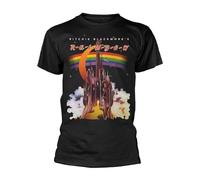 FANSHILIN Rainbow - Ritchie BLACKMORE'S Rainbow Album Black T-Shirt X-Large