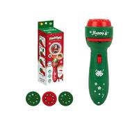 FANSHINUO (1-Pack Christmas Projector Flashlight Toy - Holiday Light Projector, Creates Magical Patterns on Wall/Ceilings