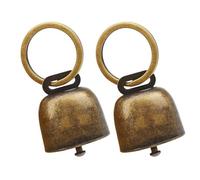 FANSHINUO 2pcs Pet Loud Pendants Dogs Training Clatter Necklace Multifaceted Coppers Bells For Dog With Clear Sound Loud Dog Bells