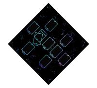 FANSHINUO 3 Sizes Option Tarots Table Altars Cloth Mysterious Board Game Mat Pendulums Divinations Tablecloth Board Game Card Pad Mysterious Tablecloth