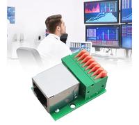 FANSHINUO 8Pin RJ45 Female Connectors DIN Adapters Tool-Free Secure Networking For Industrial Automation Equipment DIN Networking Connection Terminals