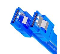 FANSHINUO 90 Degree Angled Connector SATA3.0 Hard Drive Data Transmission Hard Drive Cable for Server Gaming PC Cable