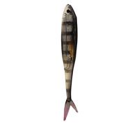 FANSHINUO Artificial Swimbait Saltwater Freshwater Soft Lure 12cm 9g Forked Tail Fishing Swim Baits Simulation Fish