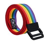 FANSHINUO Braided Rainbow Waist Chain Belt for Women Prom Banquet Club Party Hot Girl Rainbow Elegant Woven Belt