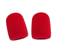FANSHINUO Comfortable Microphones Cover Windscreen Sponge Filter Effect Resistance Elegant Design for On-the-GO 2 Mic Mic Cover