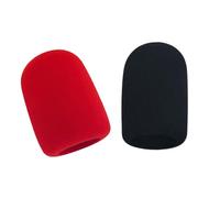 FANSHINUO Comfortable Microphones Cover Windscreen Sponge Filter Effect Resistance Elegant Design for On-the-GO 2 Mic Mic Cover