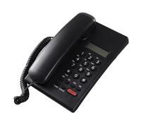 FANSHINUO Corded Telephone Basic Landline Phone for Seniors Analog Home Phone with Call Display Small Desk Guest Room Telephone