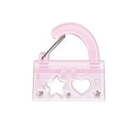 FANSHINUO Creative Acrylic Hollow Out Keychain Cartoon Bag Charm Fashion Keyring Bags Decors For Backpack Purse Accessories Multipurpose Keychain Organizer