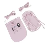 FANSHINUO Crochet Bag Making Set With PU Leather Backpack Bottom Base Covers Adjustable Strap And Buckle For Projects Crochet Bag Replacement Parts