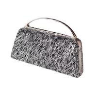 FANSHINUO Elegant Metallic Tassels Evening Bag For Formal Event Women Sparkling Clutches Purse Handbag With Detachable Chain Strap Cocktail Bag