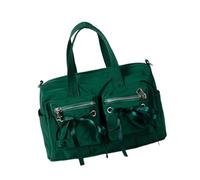 FANSHINUO Fashion Multi Pockets Sweet Bowknot Shoulder Bag With Adjustable Strap Crossbody Handbag For Work School And Outing Large Capacity Shopper Bag