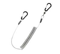 FANSHINUO Fishing Rod Straps Heavy Duty Retractable Coiled Lanyard Rope Paddle Leash For Tool/Rod/Paddles Fishing Security Cord