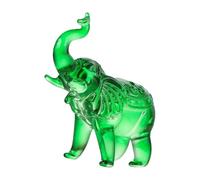 FANSHINUO Handmade Crystal Elephant Statues Elephant Figurines Home Decors Table Centerpieces Glass Art Animals Collectible Gift Animal Sculptures Home Decors