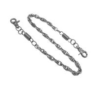 FANSHINUO Heavy Duty Metal Pants Chain Adornment Punk Wallet Chains Hip Hop Jeans Charm Round Clasp Goth Accessory for Pants