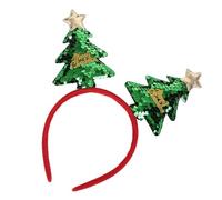 FANSHINUO Lovely Christmas Headbands Sparkling Christmas Headpiece Girls Decoration For Family Gatherings Themed Parties Essential
